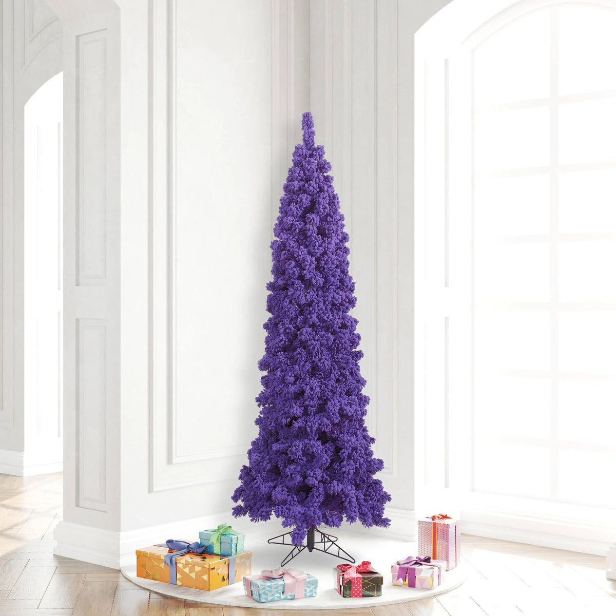 Flocked Purple Pencil M6741
