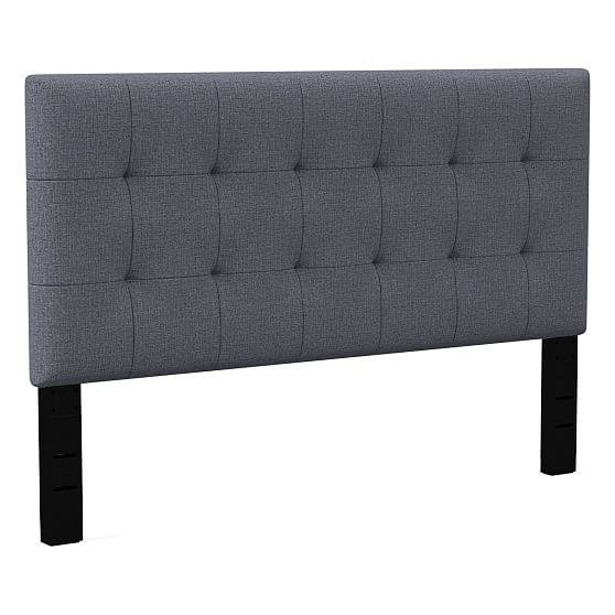 Graphite Cal King Tufted Headboard X371