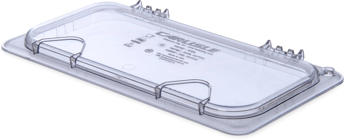 Clear Polycarbonate Hinged Lid with Two Handles J7871