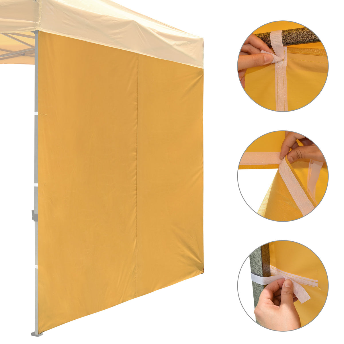 Tan EZ Canopy Gazebo Side Wall R4828