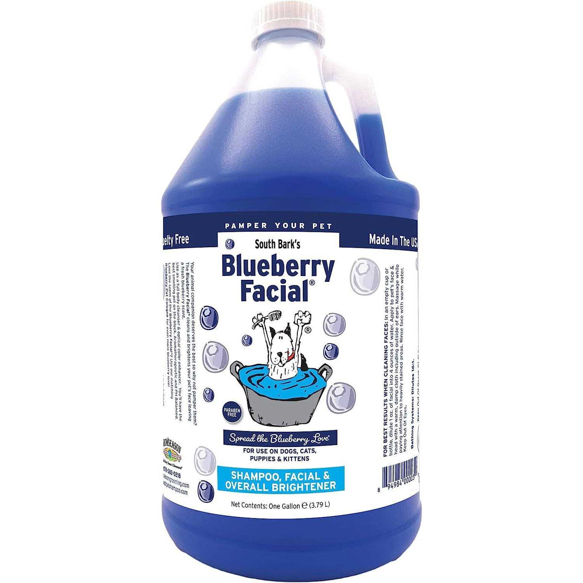 Blueberry Facial Pet Supplies M2696