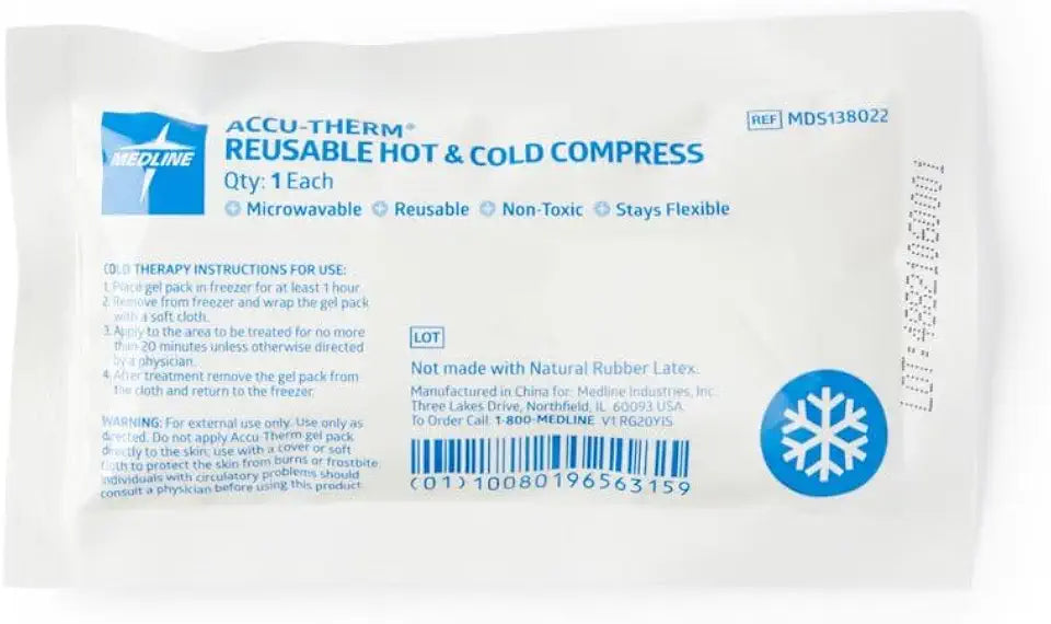 Reusable Hot/Cold Gel Pack, 3 in. x 5 in., Case of 48 B49838
