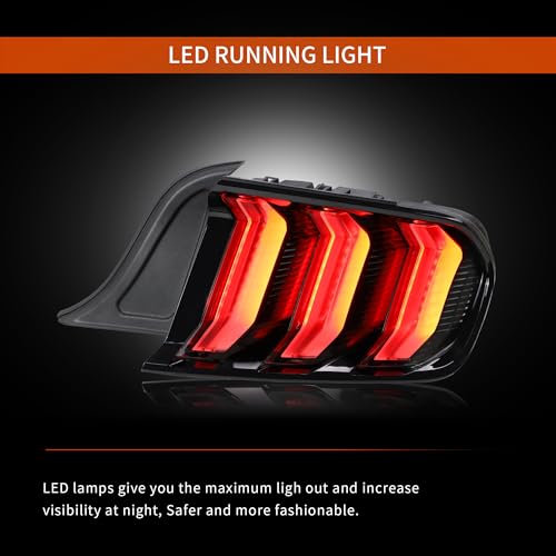 LED Tail Lights for Ford Mustang 2015-2023 U8139