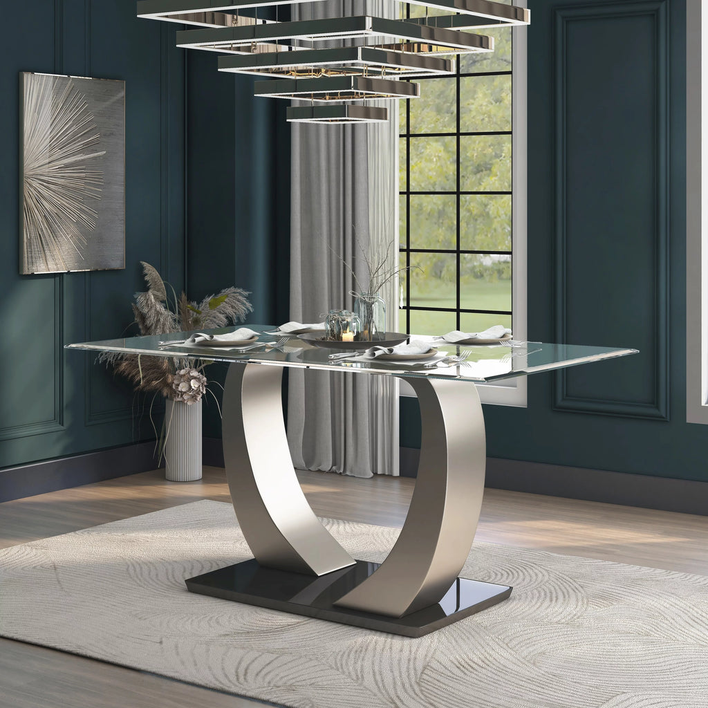 60-inch Glass Top Dining Table R22160