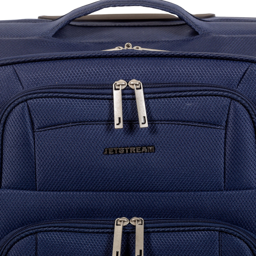 Navy 20-inch Softside Carry-on Luggage D955