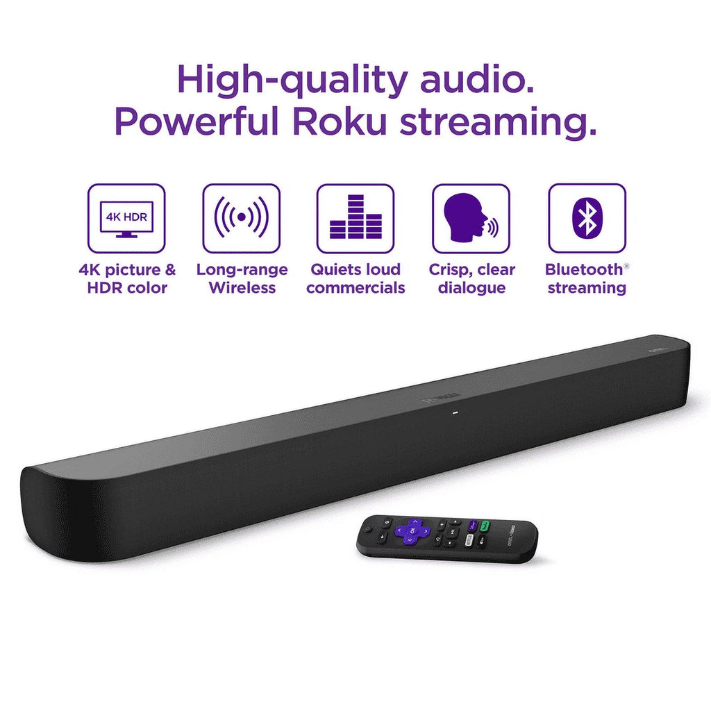 Smart Soundbar with Built-in 4K Streaming Media Player X6578