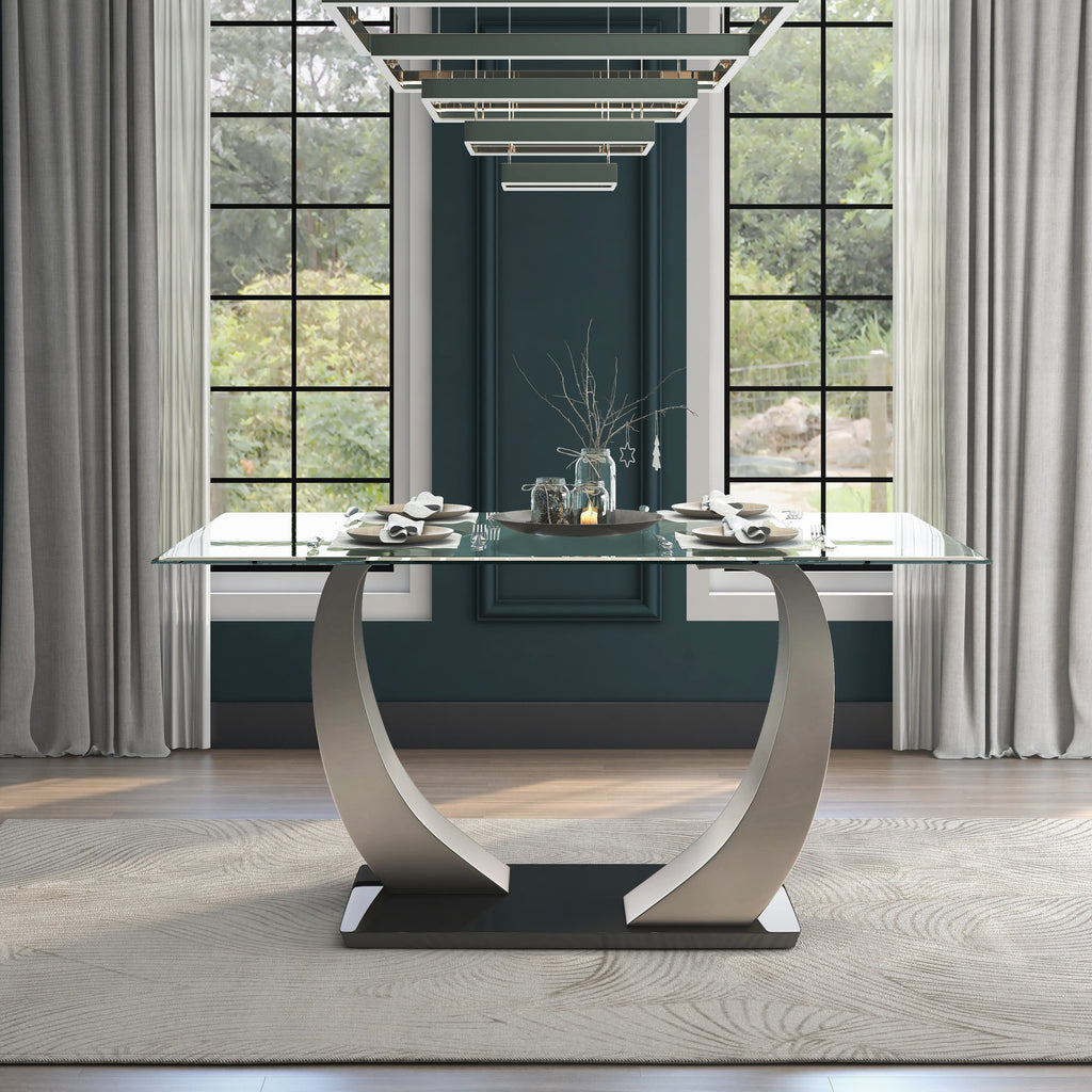 60-inch Glass Top Dining Table R22160