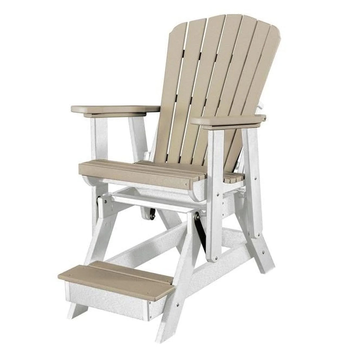 Resin Fan Back Balcony Glider H606