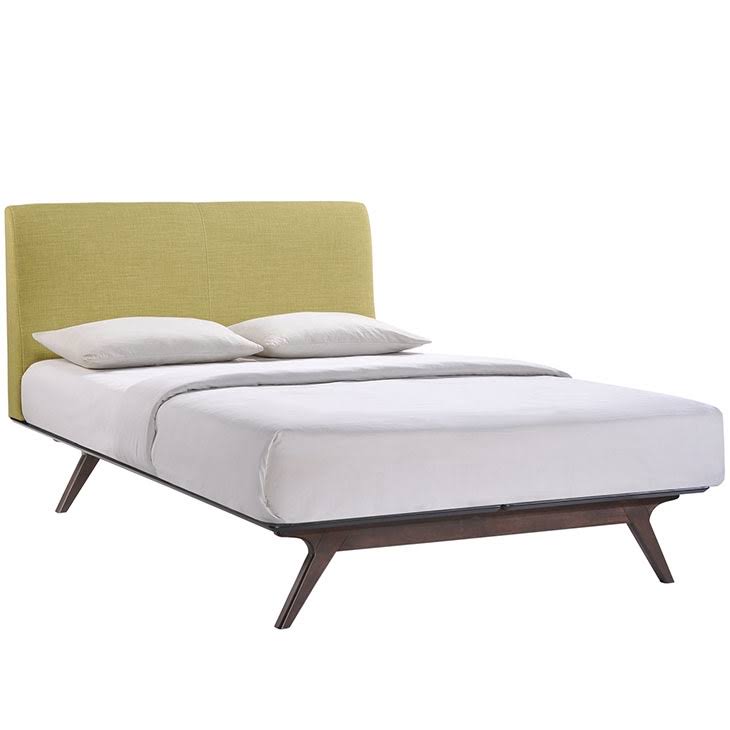 Full Bed in Cappuccino/Green H31295