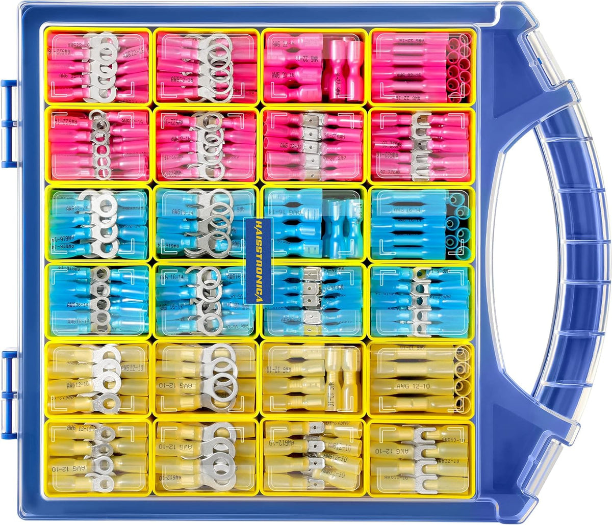 620PCS Marine Grade Heat Shrink Wire Connectors Kit N907