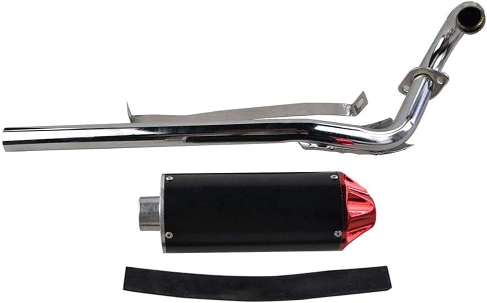 Red Pack of 2 Exhaust Muffler Silencer Pipe Assembly Kit I554460