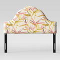Arched Headboard Pink Cream Tropical Grass U529