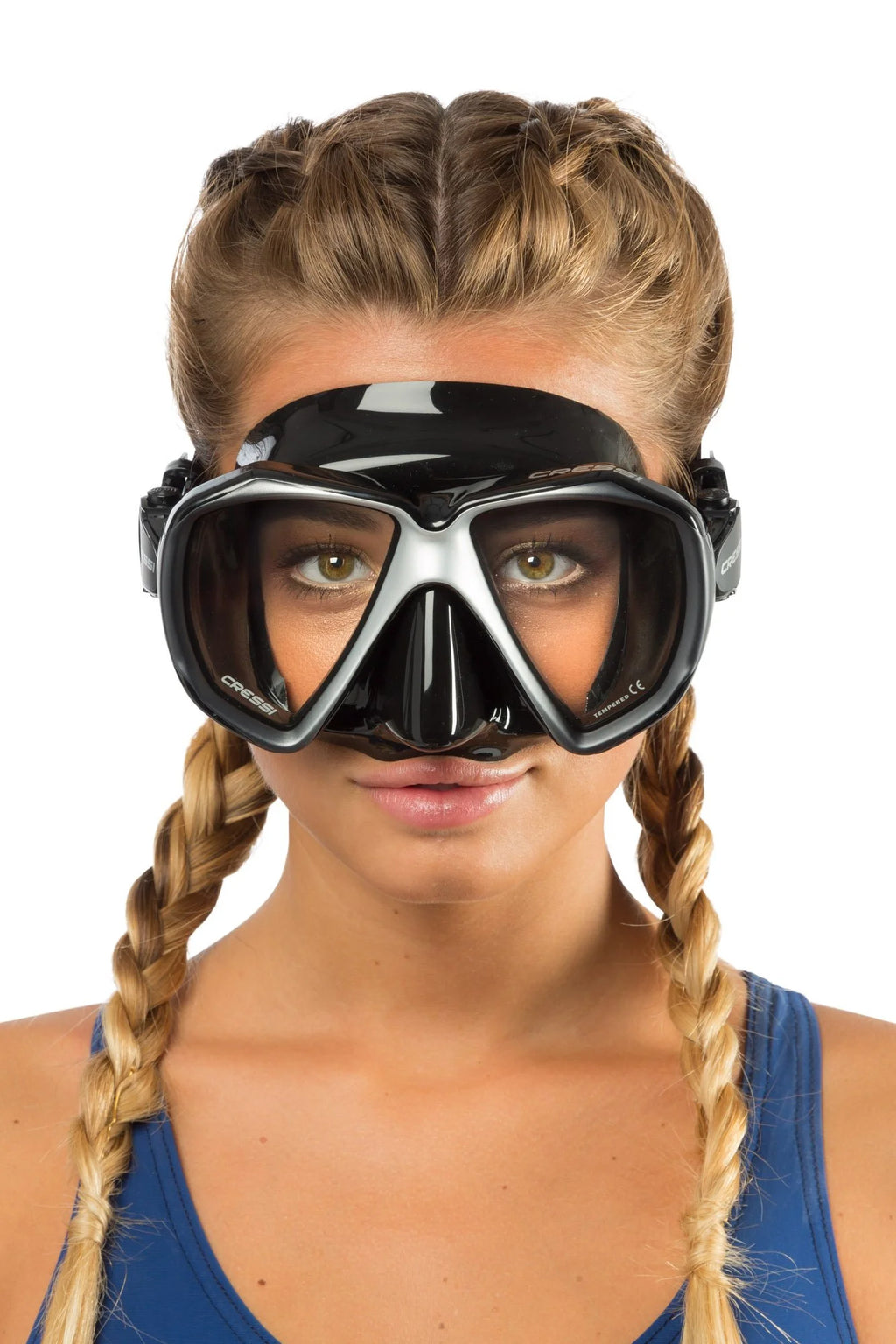 Black Silver Diving Mask Q355