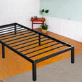 Queen Black Storage Metal Platform Bed Frame H346