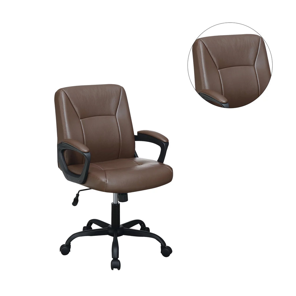 Adjustable Height Office Chair with Padded Armrests K2591