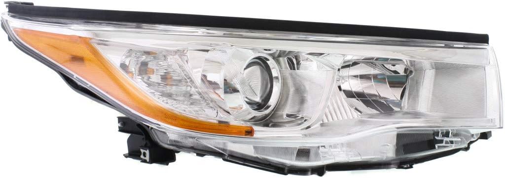 Smoked Chrome Accent Headlight Assembly Driver Side R805832