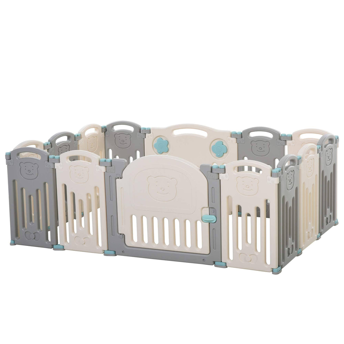 Indoor Baby Playpen with Opening Gate C790
