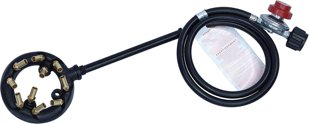 Cast Iron Burner Assembly with High Pressure Regulator and Hose, Pack of 2 T938153