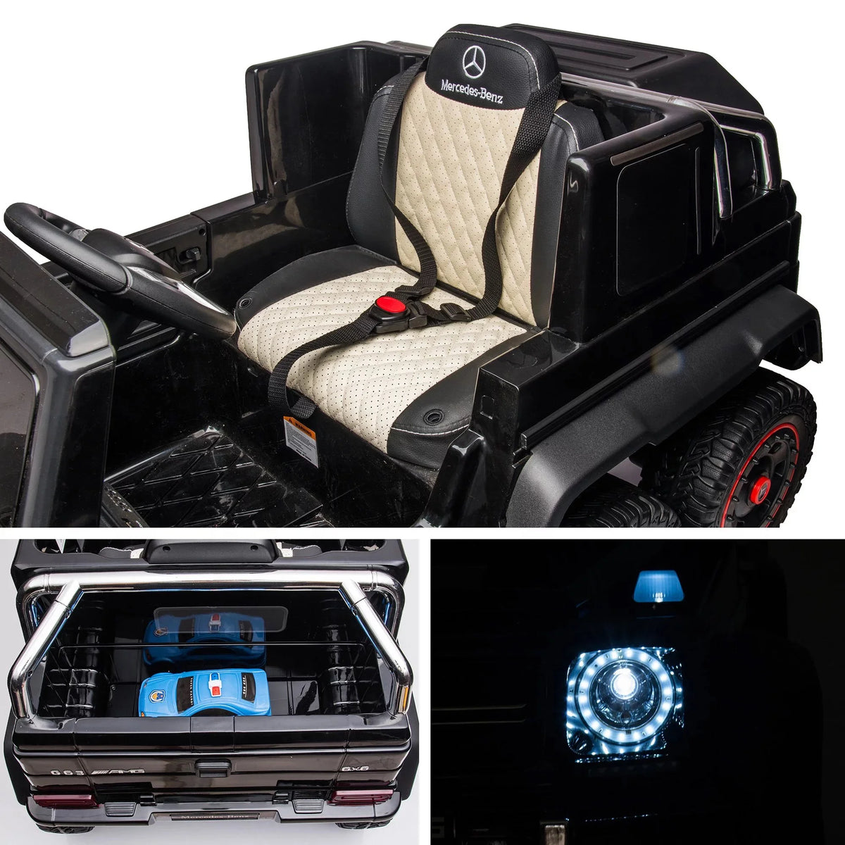 24V Electric Ride on Car with Remote Control, Black K19450