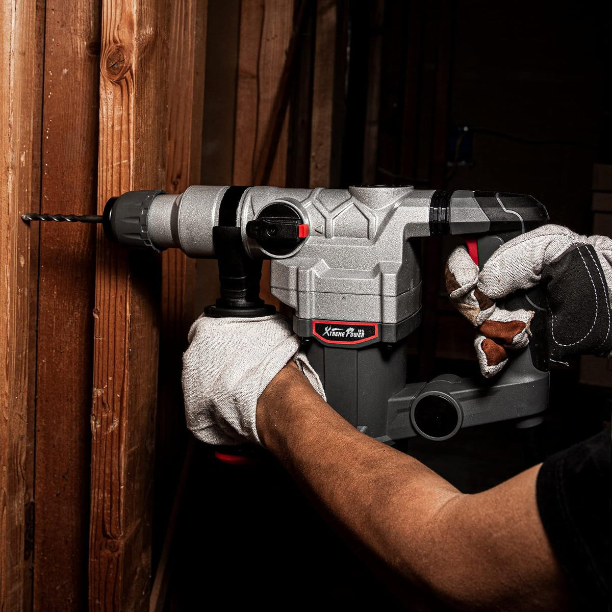 1200w Electric Rotary Hammer SDS Plus Drill with Carrying Case S58919