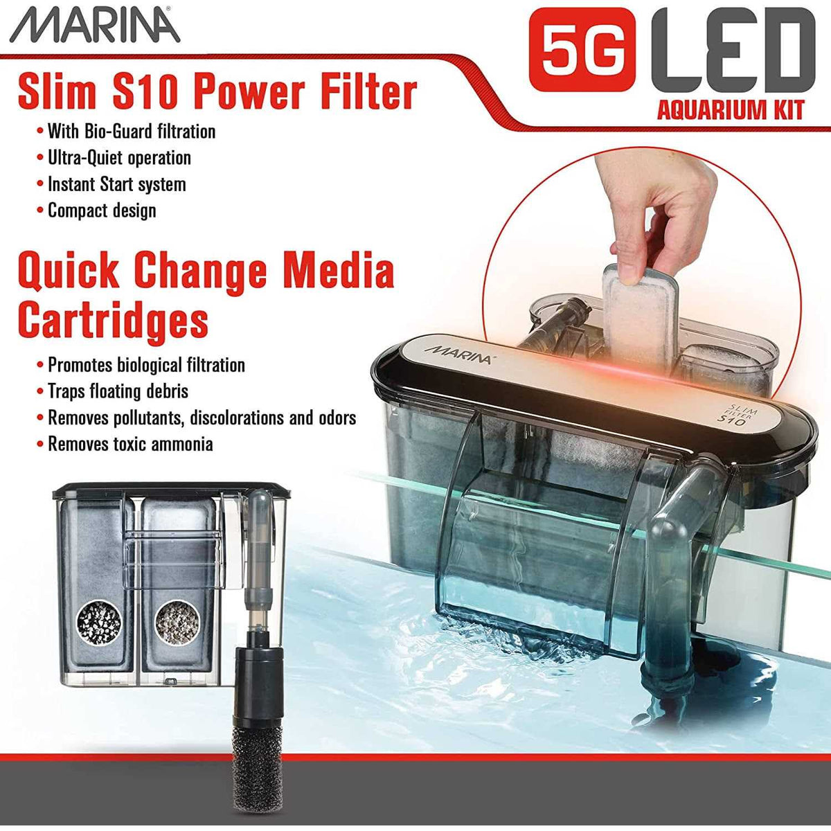 LED Glass Aquarium Kit H879579