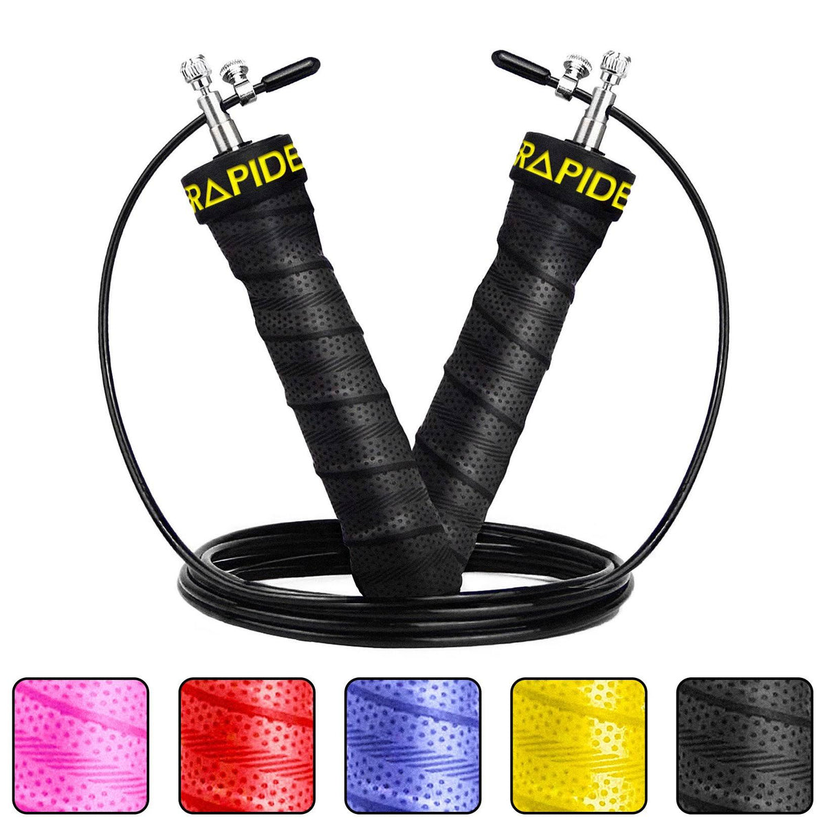 Adjustable Cable Jump Rope with Anti-Slip Handles T178566