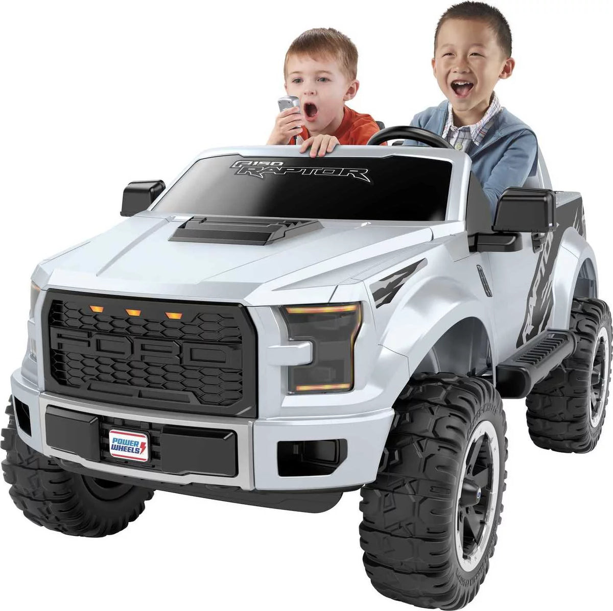 12V Battery-Powered Ride-On Vehicle with Music Sounds & Microphone N174693