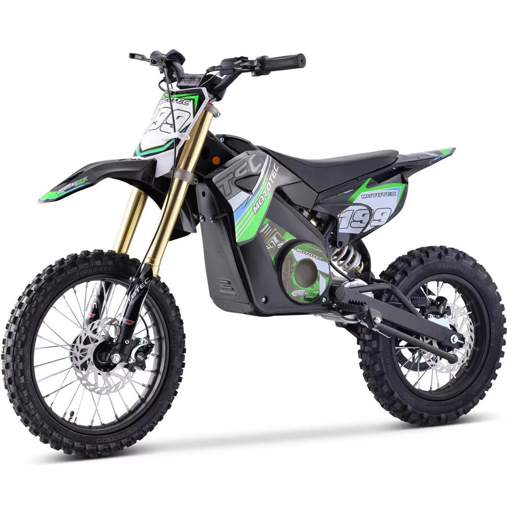 Electric Dirt Bike 1500w Lithium Green D913263