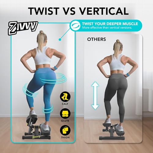 Mini Twist Stepper with 330LBS Weight Capacity O79488