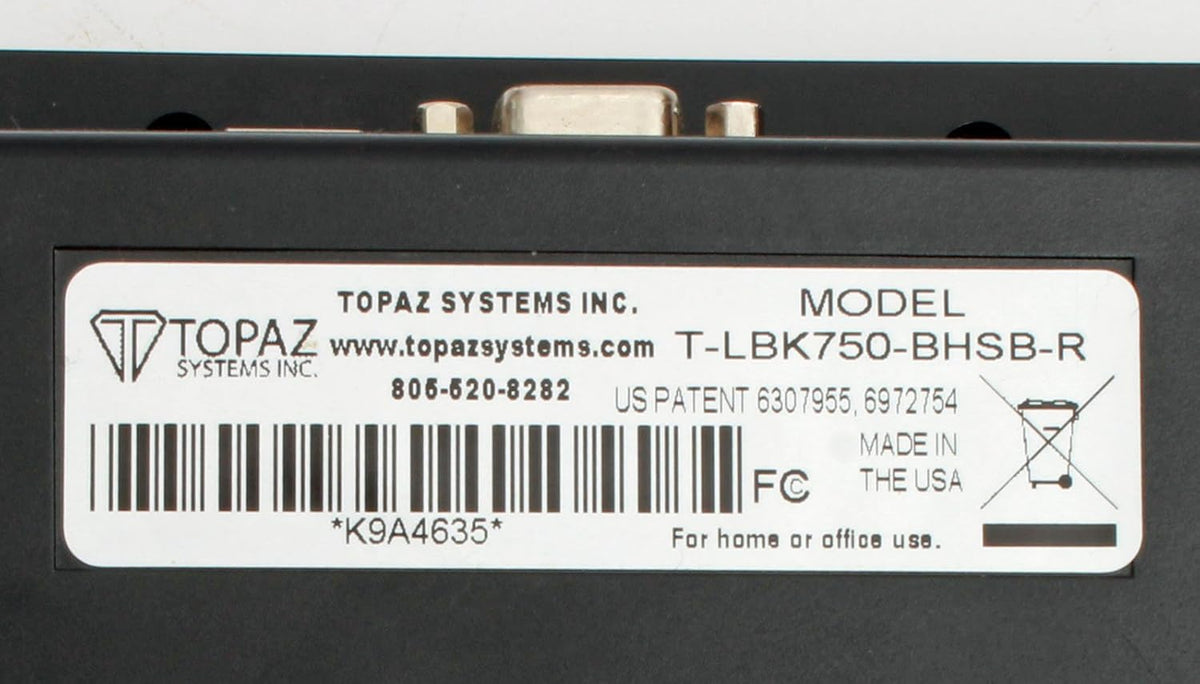 Backlit 4x3 LCD Signature Capture Pad Dual Serial/USB S640808