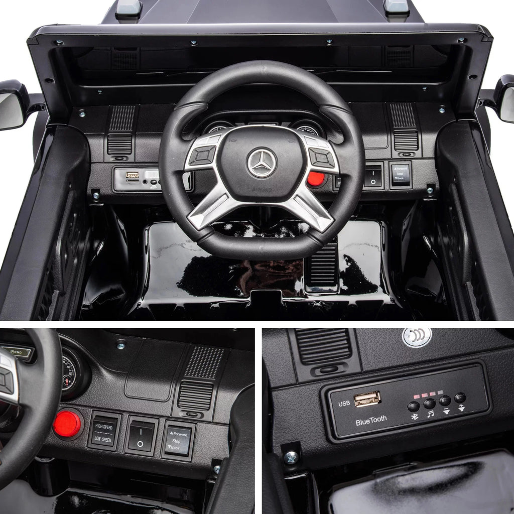 24V Electric Ride on Car with Remote Control, Black K19450