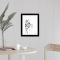 Black Framed Print Wood Portrait Rectangle 1 Piece 16 x 20 J9335