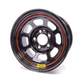 15 x 8 in. to 5 x 5 in. Spun Wheel, 4 in. Back Spacing, Black I196