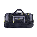 30 in. 2-Section Drop-Bottom Rolling Duffel, Black/Gray L613123