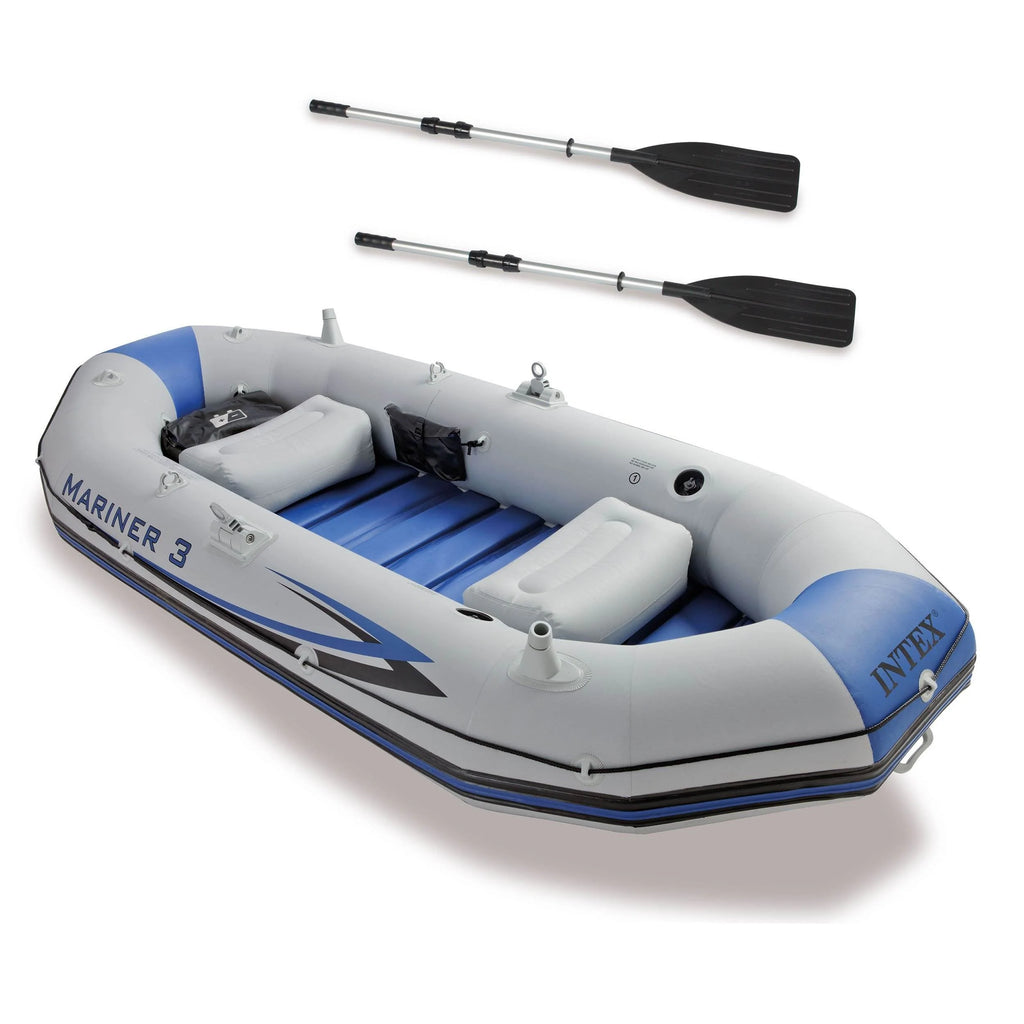 3-Person Inflatable Boat & Oars Set D66527