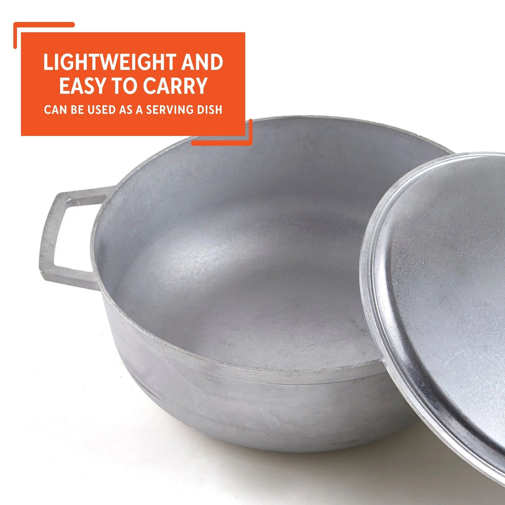 11.6 Quart Cast Aluminum Caldero Dutch Oven with Lid F487715