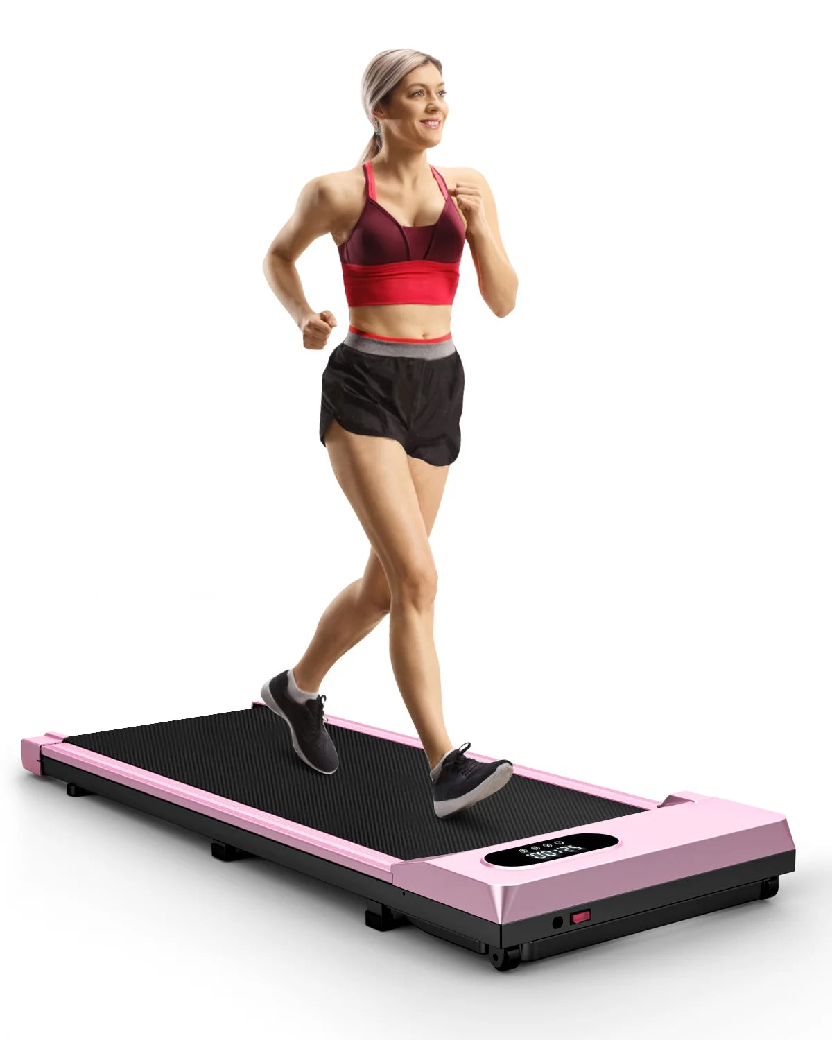 2 in 1 Under Desk Treadmill with Remote Control and LCD Display O8994