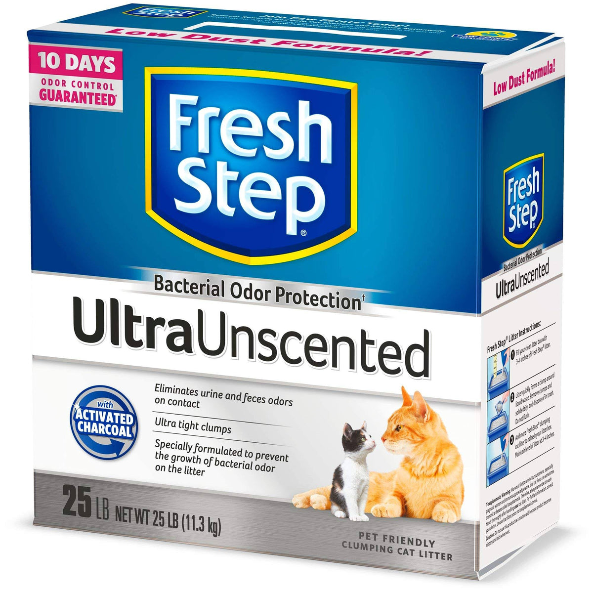 Unscented Clumping Cat Litter - 25 lb box B8315