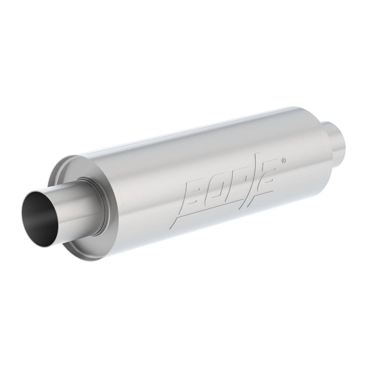 2.5in Outlet 2.5in Inlet 5in x 15in Round Muffler I1640