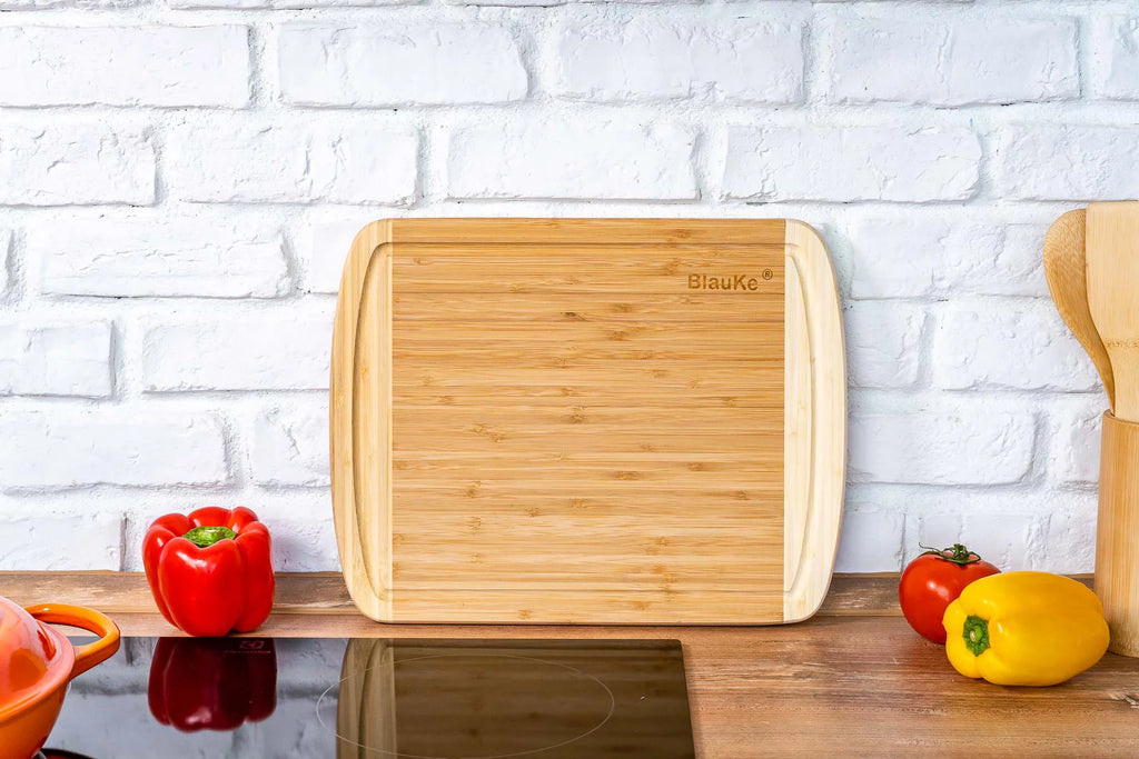 14x11" Bamboo Cutting Board with Juice Groove C9386