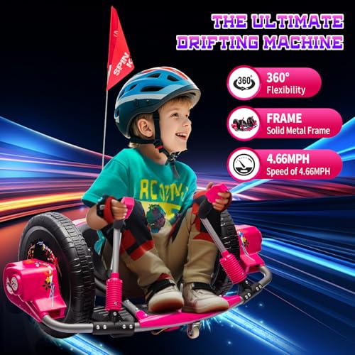 Red 12V Electric Drifting Go Kart with 16-Inch Big Wheel E426467
