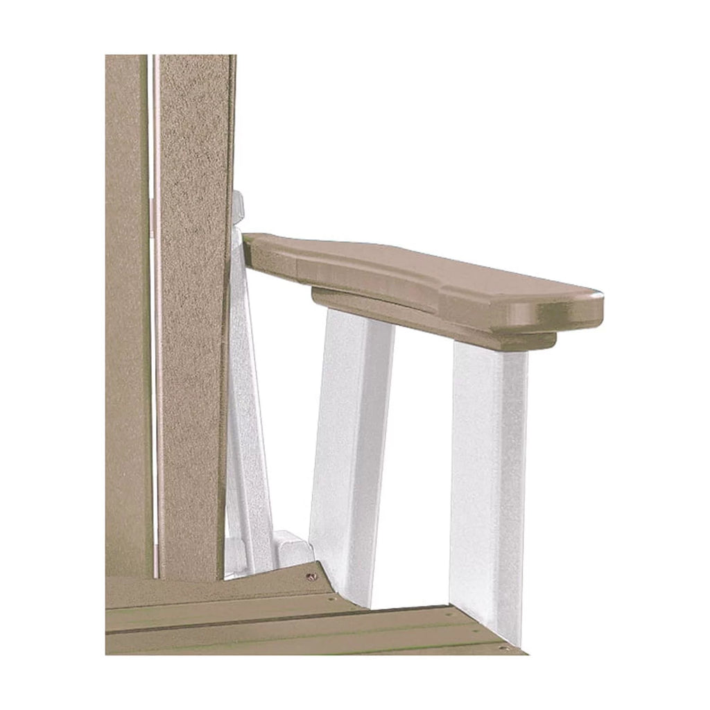Resin Fan Back Balcony Glider H606