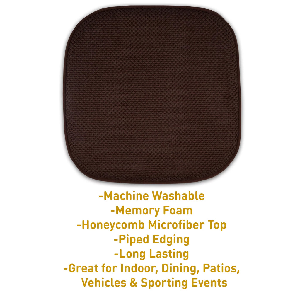 Memory Foam Non-Slip Chair Seat Cushion Pad 4 Pack A672