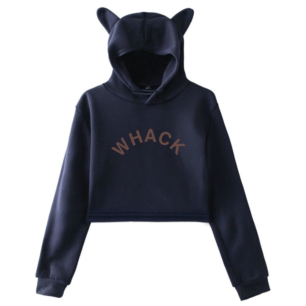 Cat Ears Hoodie Crop Top Q74003