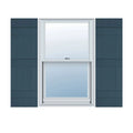 Classic Blue Vinyl Board-n-Batten Shutters J1588