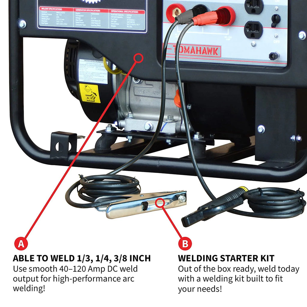 120 Amp Welder with 2,200W Generator G937
